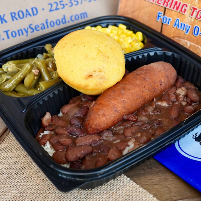 Red Beans, Rice & Sausage.