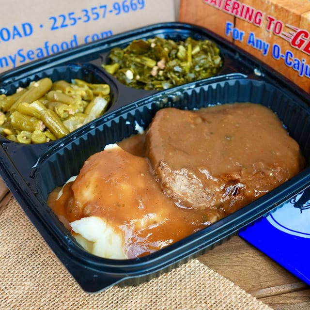 Hamburger Steak Plate.
