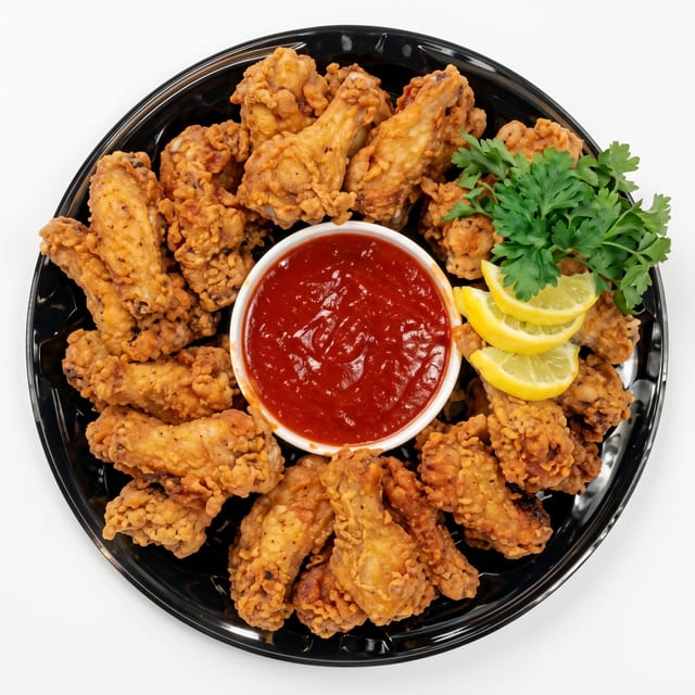 Drummette Tray.