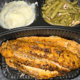 Cajun Baked Catfish Plate